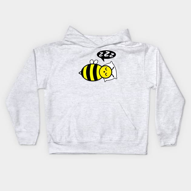 Slumber Sleepy Bee Kids Hoodie by ChrisWilson